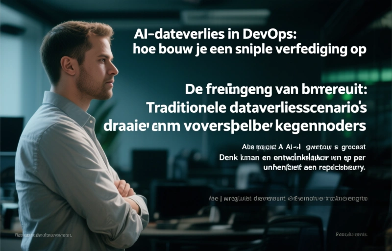 Visuele weergave van AI-dataverlies in DevOps