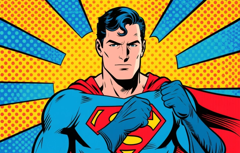 Visuele weergave van Klassieke superheldenstrip krijgt nieuwe live-actionserie