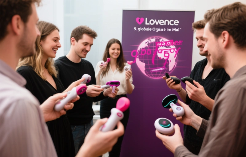 Visuelle Darstellung von Lovense startet 9. globale Orgie im Mai