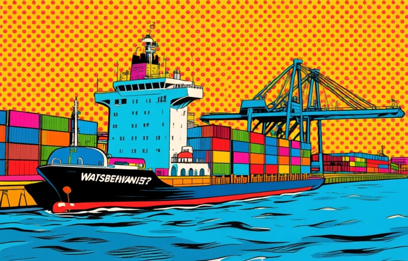 Visual representation of 703 schepen vertraagd door havenloodsacties