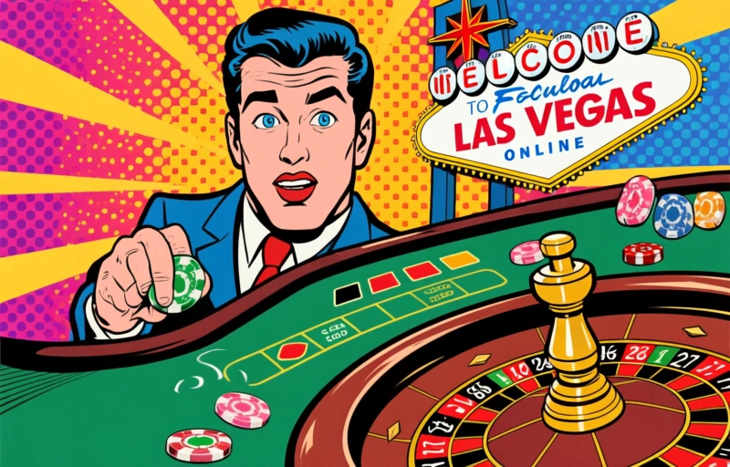 Representación visual de Los mejores casinos online de Las Vegas para jugadores españoles