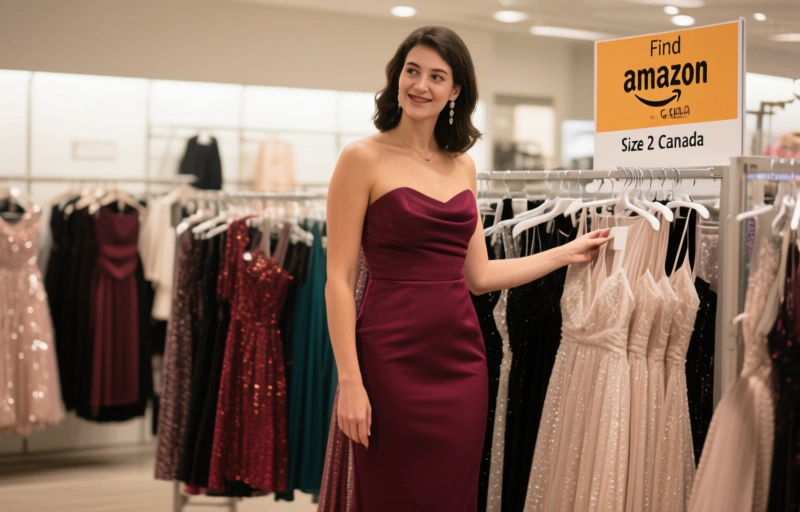 Visual representation of Find Amazon Canada Evening Dress Clearance Deals with Free Shipping