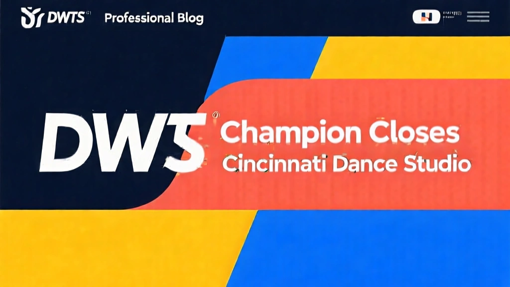 DWTS Champion Closes Cincinnati Dance Studio