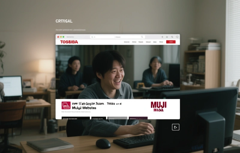Polyfill Login Scams Hit Toshiba and Muji Websites