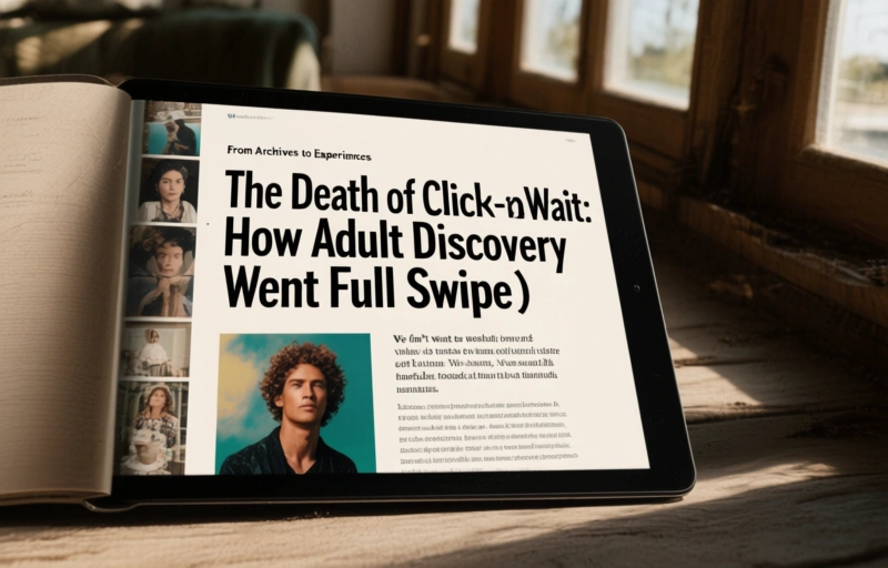 Visual representation of The Death of Click-and-Wait