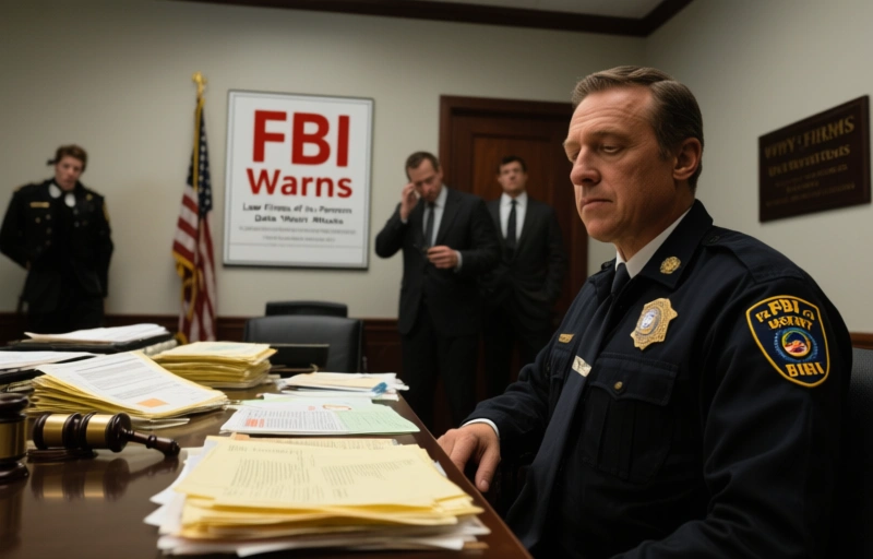 Visual representation of FBI Warns Law Firms of In-Person Data Theft Attacks