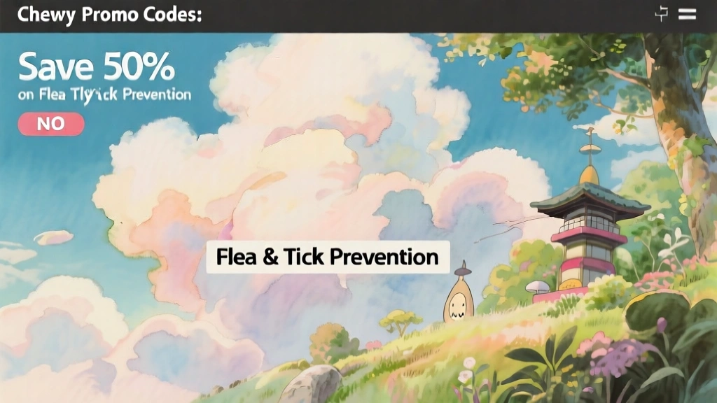 Chewy Promo Codes: Save 50% on Flea & Tick Prevention