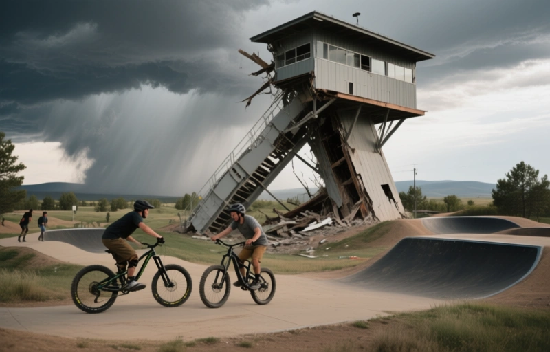 Idaho Bike Park Shutters After Storm Wrecks Lift Tower
