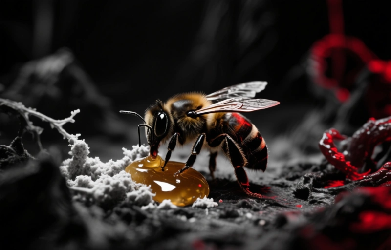 Yeast Turns Bumble Bees Into Nectar Robbers