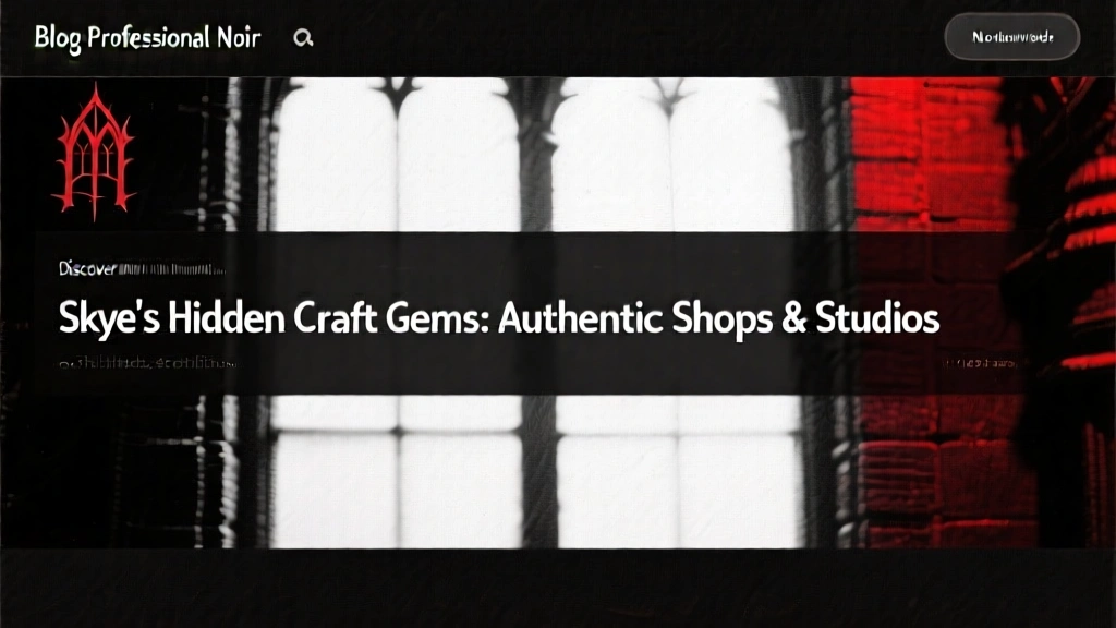 Discover Skye's Hidden Craft Gems: Authentic Shops & Studios
