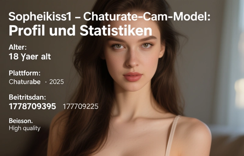Visuelle Darstellung von sophiekiss1 – Chaturbate-Cam-Model