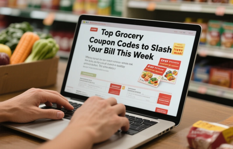 Visual representation of Top Grocery Coupon Codes to Slash Your Bill This Week