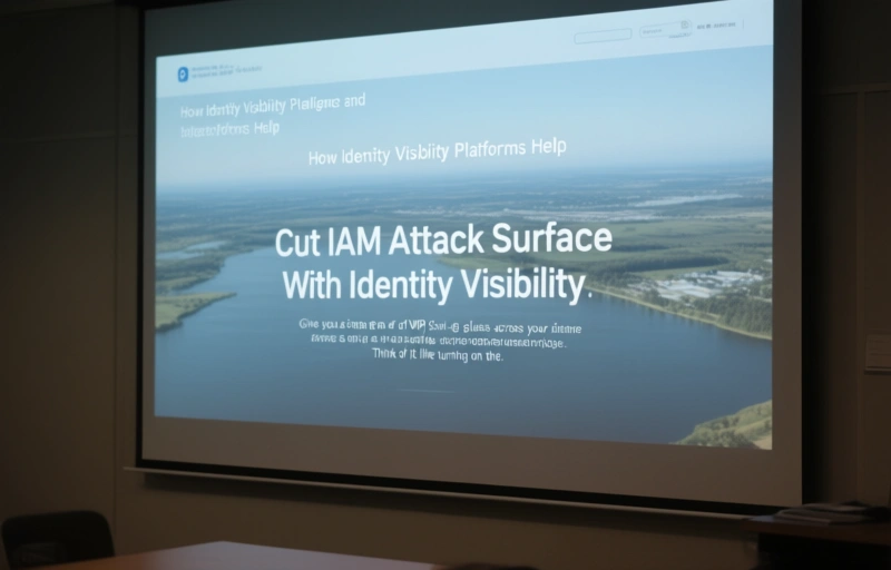 Visual representation of Cut IAM Attack Surface With Identity Visibility