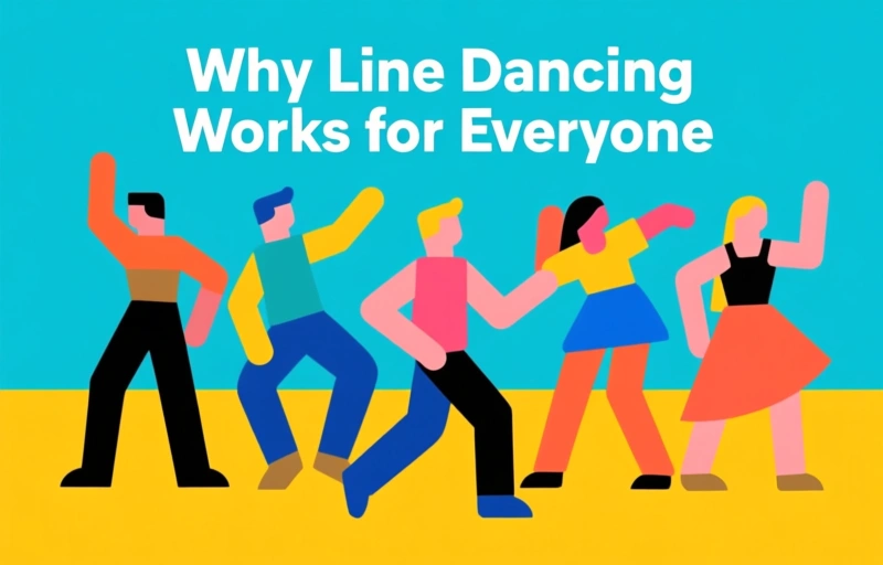 Visual representation of Line Dance Lessons