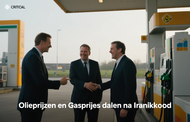 Olieprijzen en gasprijs dalen na Iranakkoord