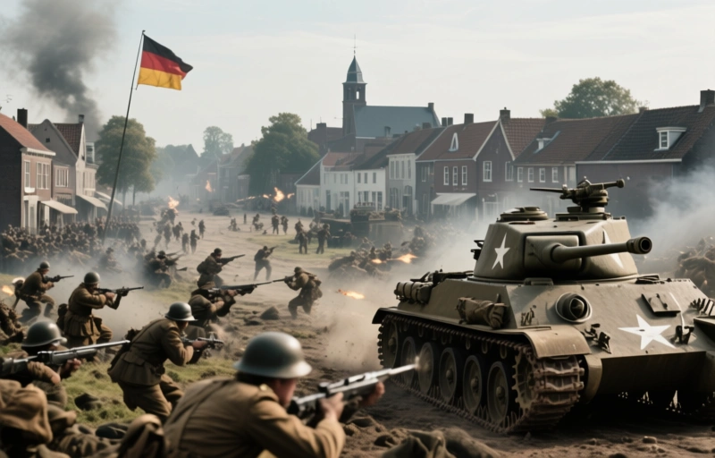 Visual representation of The Last-Minute Tank Battle