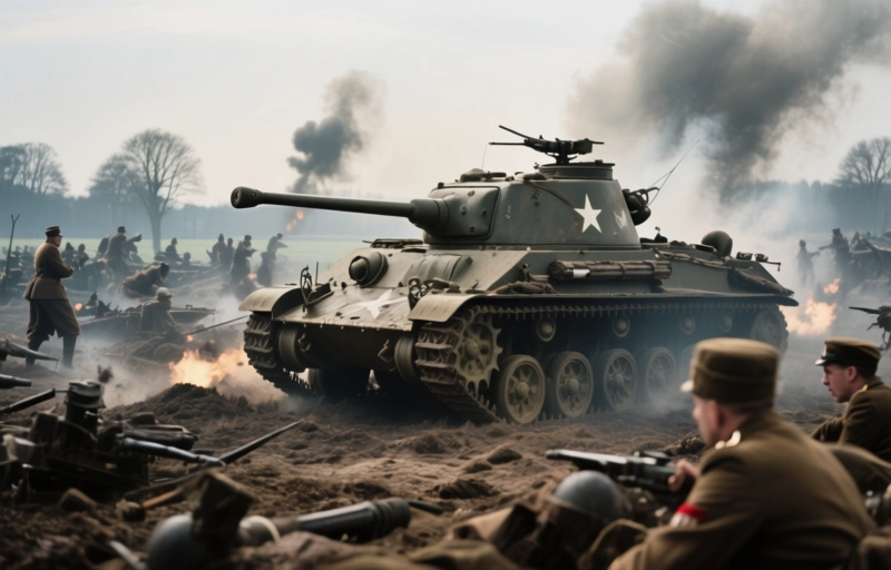 Visual representation of The Last-Minute Tank Battle