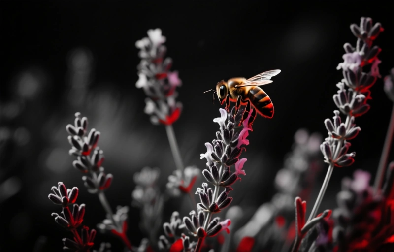Visual representation of Bees See Color