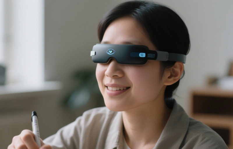 Writing With Your Eyes: How Eye Gaze Tech Gives Voice