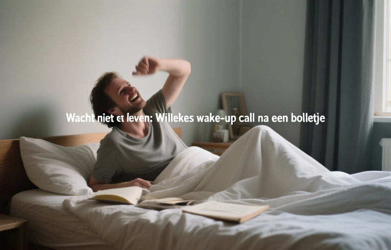 Wacht niet met leven: Willekes wake-up call na een bolletje
