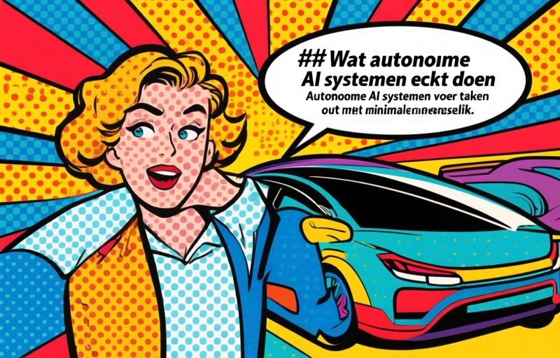 Visuele weergave van Waarom autonome AI valt of staat met data governance
