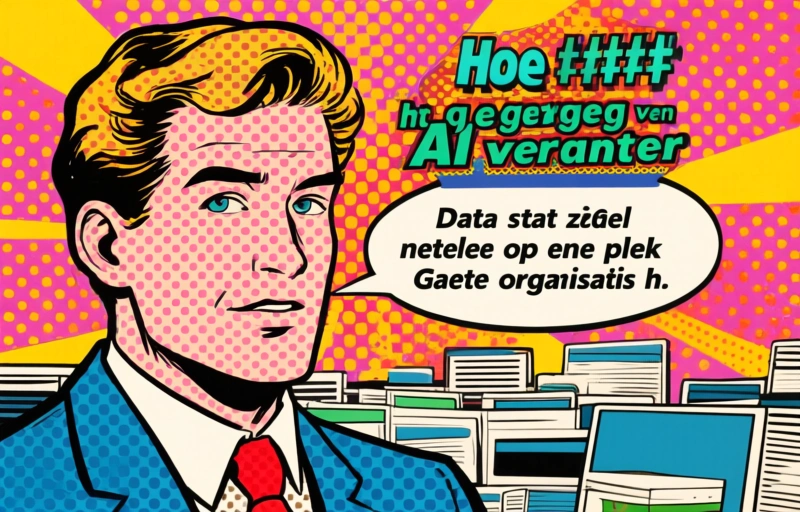 Visuele weergave van Waarom autonome AI valt of staat met data governance