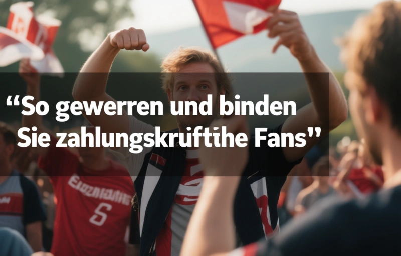 Visuelle Darstellung von So gewinnen und binden Sie zahlungskräftige Fans