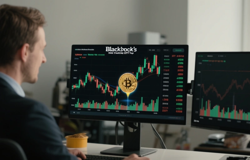 BlackRock's Bitcoin ETF Hits $10B Daily Trading Record Amid BTC Price Drop