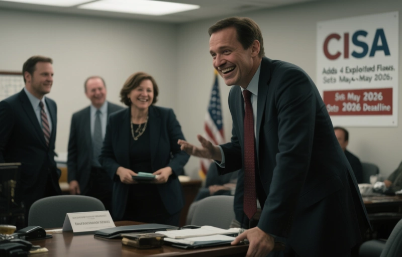 CISA Adds 4 Exploited Flaws, Sets May 2026 Deadline