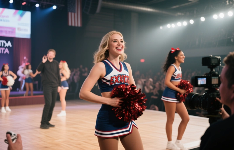 Cheerleader Kait: Erster Auftritt bei EXXXOTICA Chicago