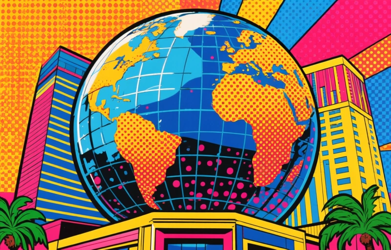 Visual representation of Vegas Sphere expandiert