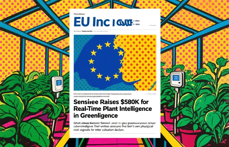 Sensie Raises $580K for Real-Time Plant Intelligence in Greenhouses