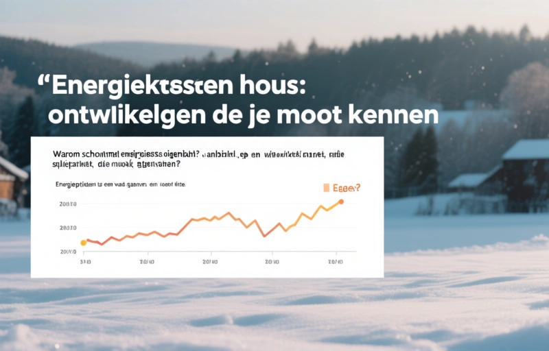 Visuele weergave van Energiekosten thuis