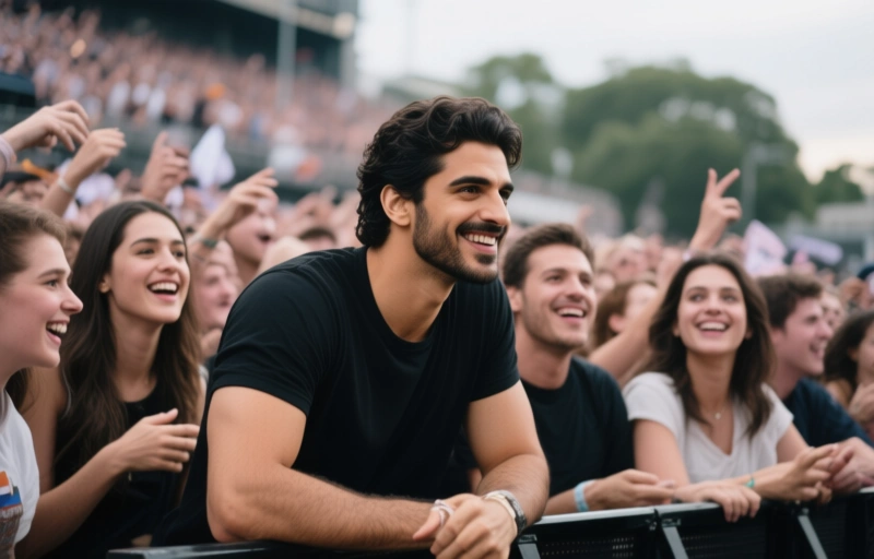 Sam Asghari: Ein Blick auf den Model und seine Fans