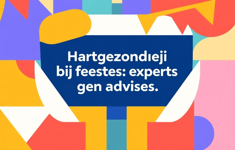 Hartgezondheid bij feesten: experts geven advies