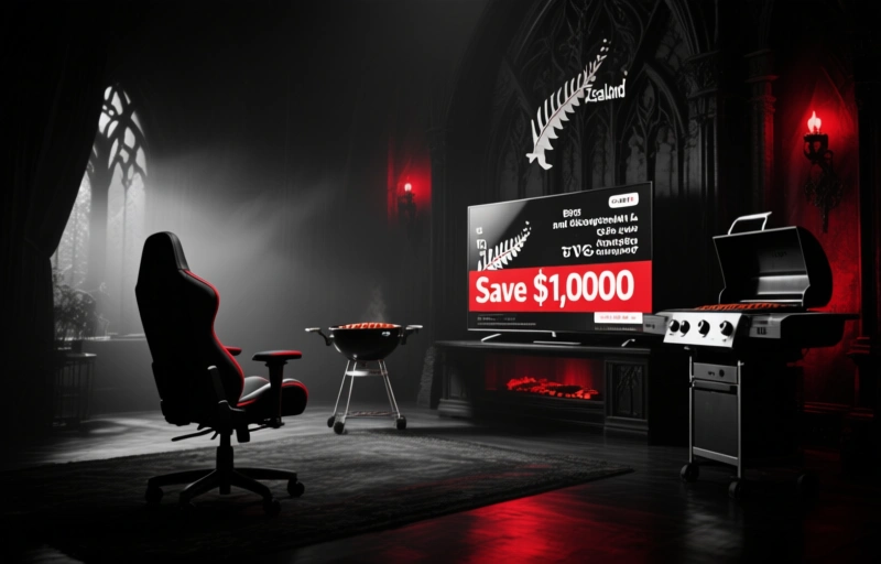 Top New Zealand Tech Deals: Save $1,000 on TVs, BBQs & Gaming Chairs