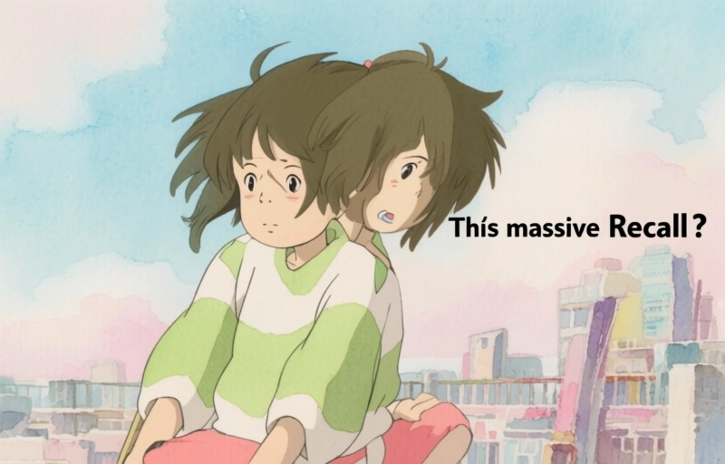 Visual representation of Major Auto Recall