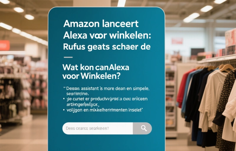 Visuele weergave van Amazon lanceert Alexa voor winkelen
