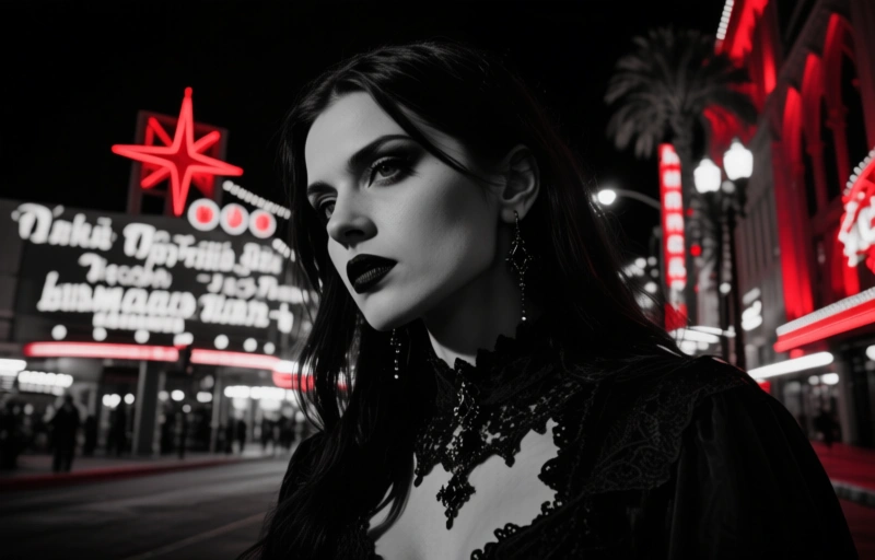 Визуальное представление Лас-Вегас с подростками