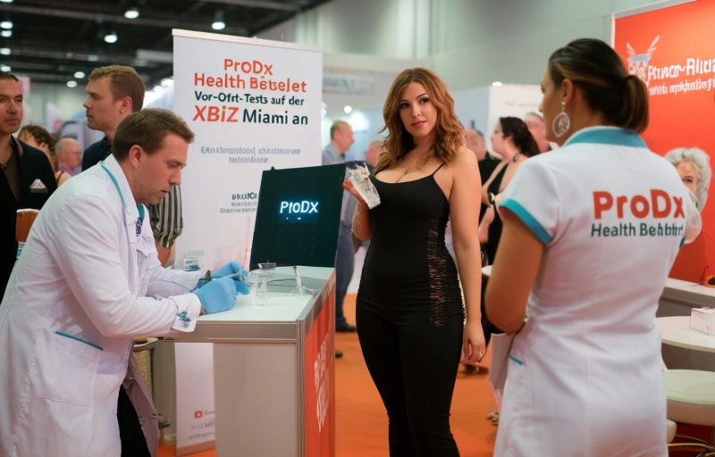 Visuelle Darstellung von ProDx Health bietet Vor-Ort-Tests auf der XBIZ Miami an