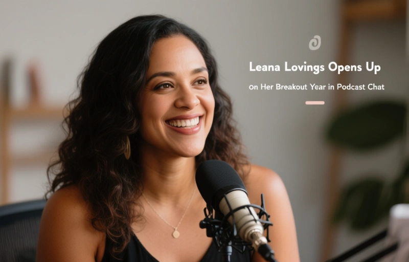 Visual representation of Leana Lovings Opens Up on Her Breakout Year in Podcast Chat