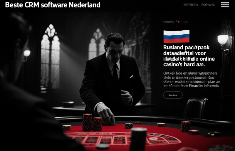 Rusland pakt datadiefstal voor online casino's aan