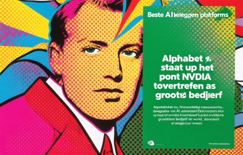 Alphabet staat op het punt Nvidia te overtreffen als grootste bedrijf