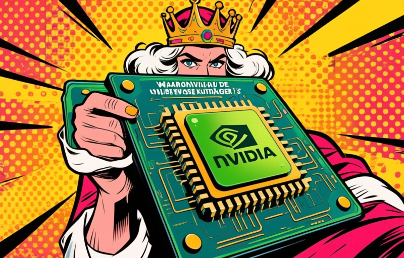 Visuele weergave van Alphabet staat op het punt Nvidia te overtreffen als grootste bedrijf