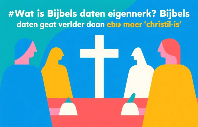 Visuele weergave van Christelijk daten