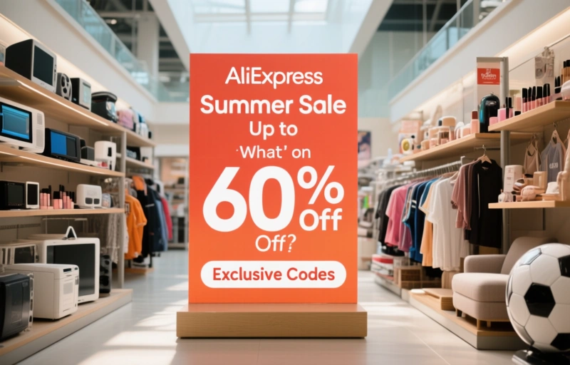 Visual representation of AliExpress Summer Sale