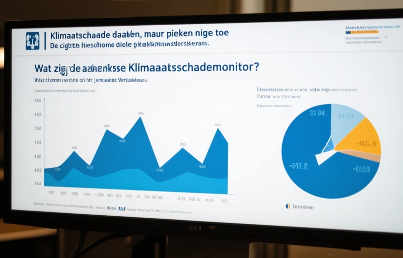 Visuele weergave van Klimaatschade daalt, maar pieken nemen toe