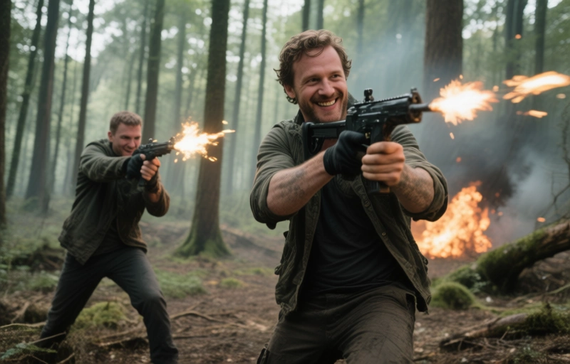 Jacob King und Eddie Patrick: Heiße Action im Wald bei…