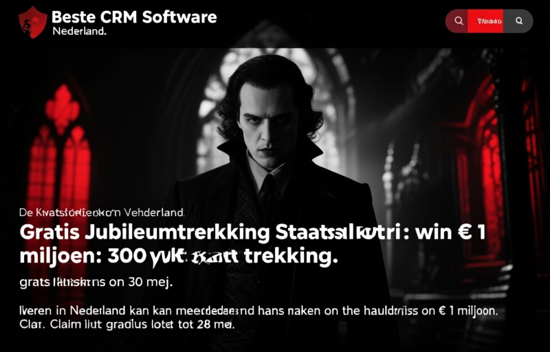 Gratis Jubileumtrekking Staatsloterij: win € 1 miljoen
