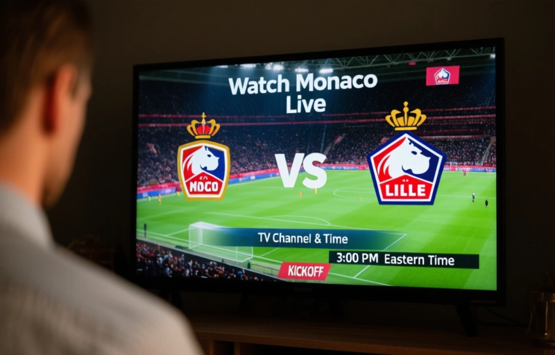 Visual representation of Watch Monaco vs Lille Live